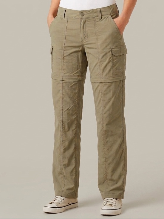 The North Face Pants - The North Face Women's 8 Long Horizon Convertible Hiking Pants Cargo Khaki Tan